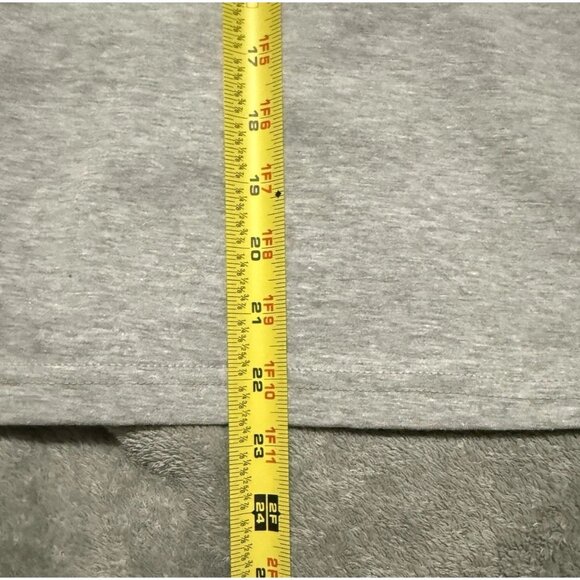 Nike Shirt Mens M Grey Long Sleeve Polo Raised Logo Just Do It - Picture 7 of 7